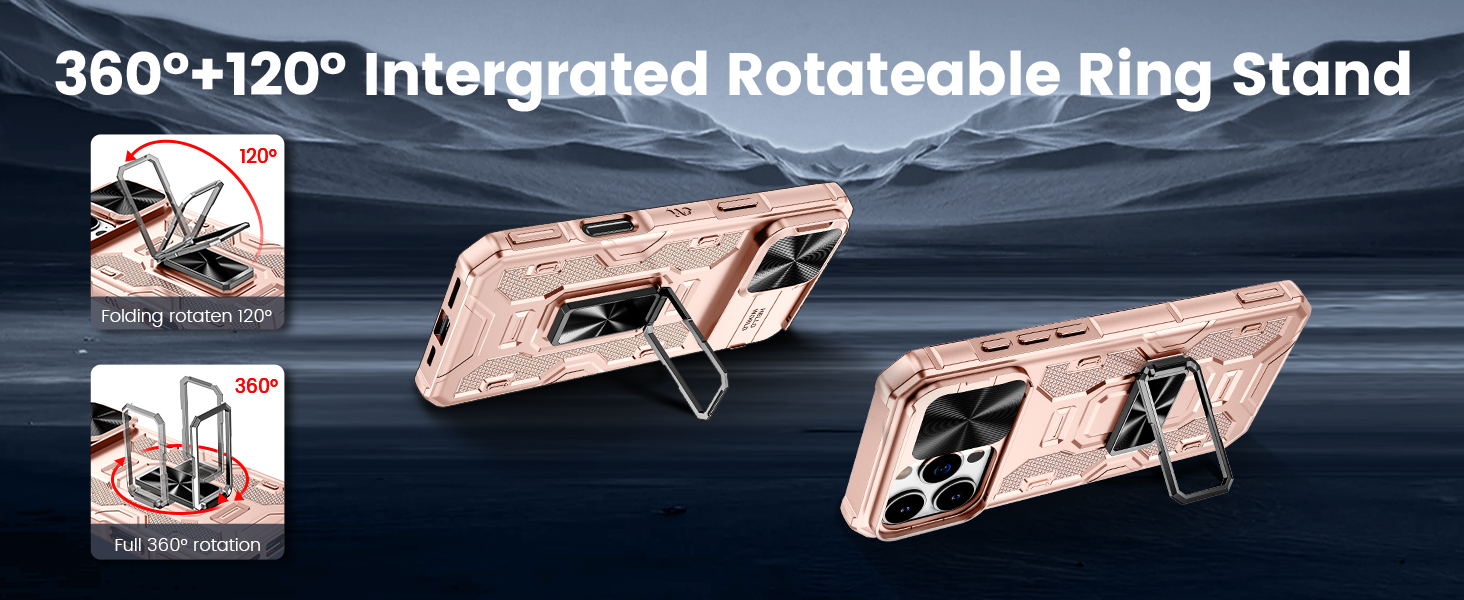 VEGO for iPhone 16 Pro Max Case with Belt Clip Holster