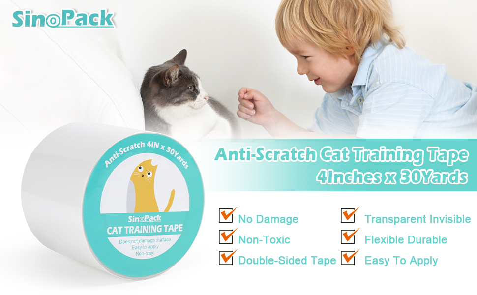 SinoPack Cat Tape for Furniture Double Sided Cat Tape