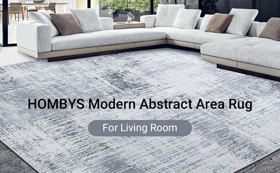 HOMBYS 10x14 ft Modern Abstract Area Rug - Large Non-Slip Boho Carpet for Living Room Bedroom
| HOMBYS 10x14 ft Grey 85a3dc92 C98c 47a7 8ebe 322306d628c2. CR0,0,970,600 PT0 SX970 V1