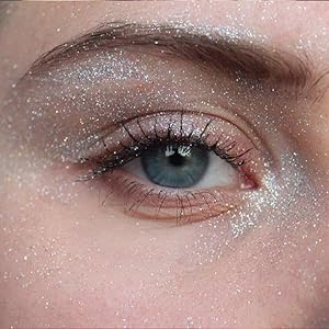 white silver gold body hair glitter spray