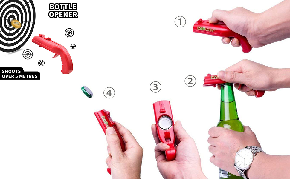 开瓶器射击器酒吧开瓶器开瓶器派对礼品啤酒开瓶枪