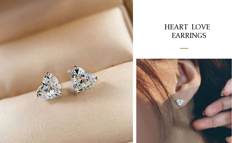 silver earrings
