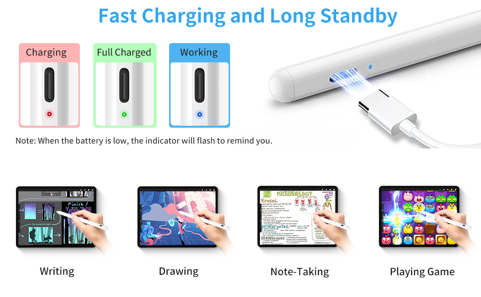 ipad pencil fast charging