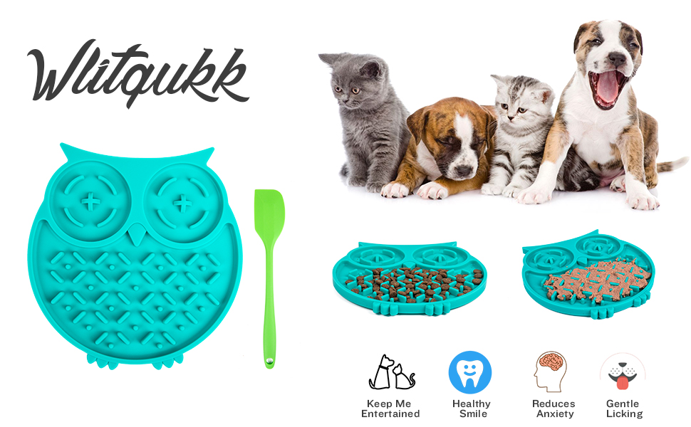 Dog Lick Pads,Dog Food Mat with Suction Cups,Boredom & Anxiety Reducer