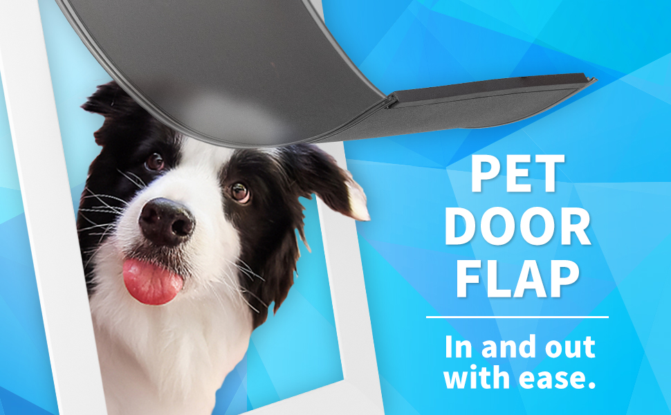 AMZOO Large Replacement Dog Door Flap Compatible with