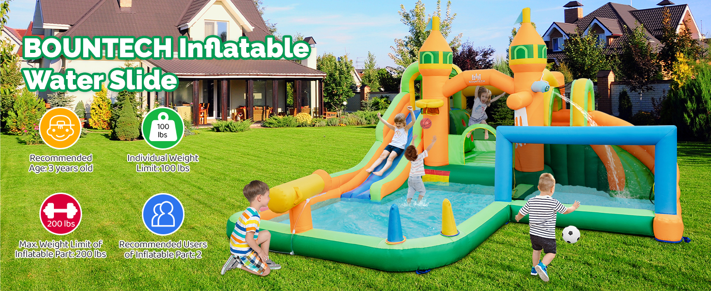 inflatable water slide