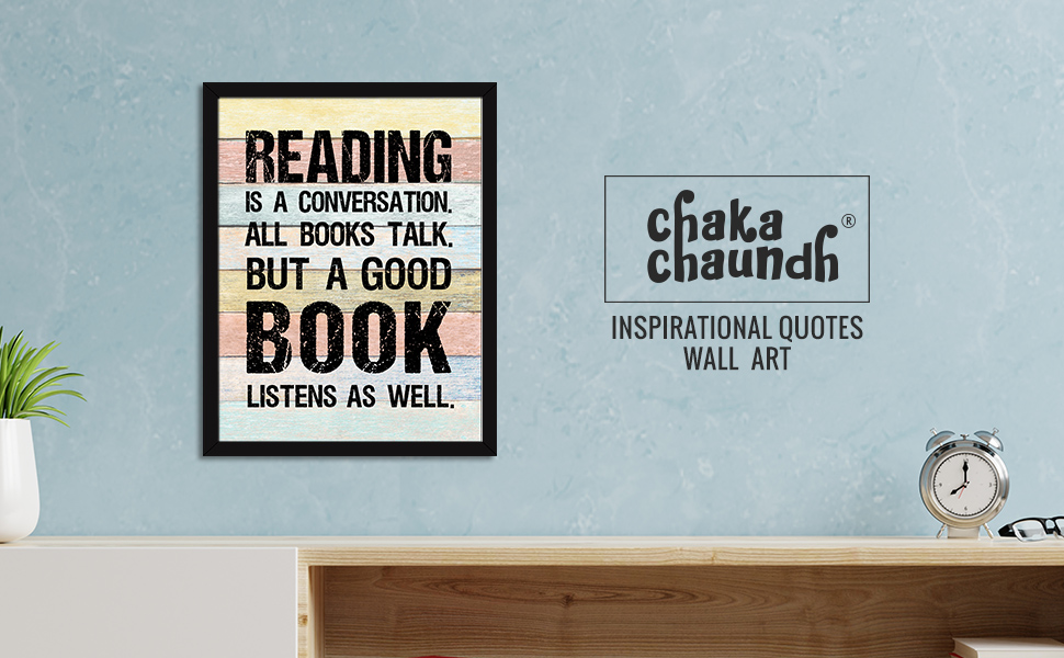 Book quotes framed posters 