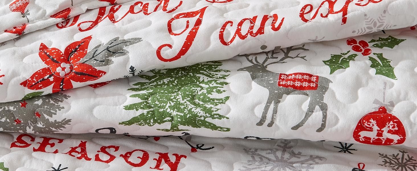 un primer plano del edredón para mostrar la tela