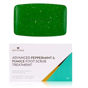 savon exfoliant pour les pieds