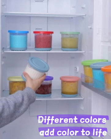 Multiple colors of lids add color to your life