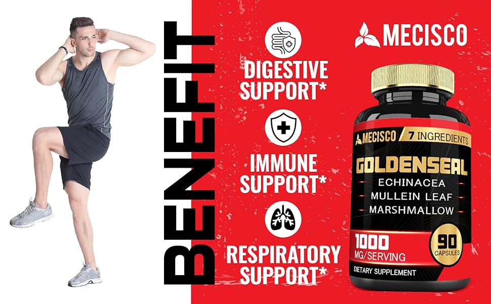 M102. Mec - Goldenseal - 1000mg- 90caps