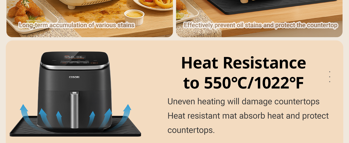 silicone heat resistant mat