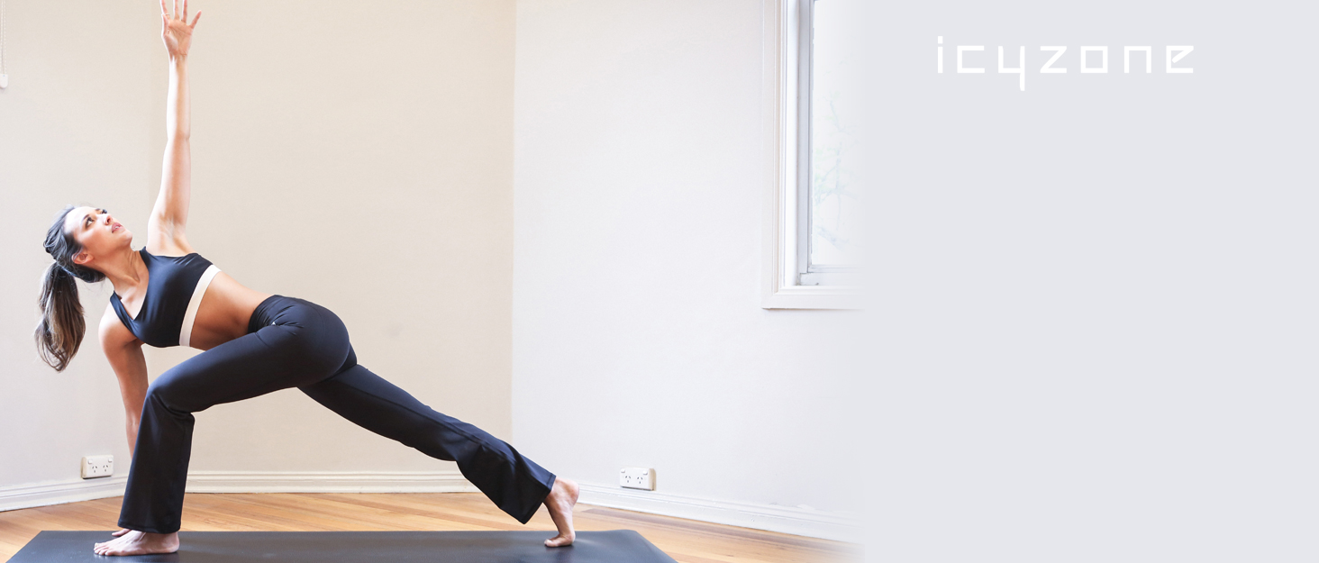 icyzone Bootcut Yoga Pants for Women - Tummy Control Workout Sports Trousers Exercise Running Pants 8 icyzone women sport yoga pants