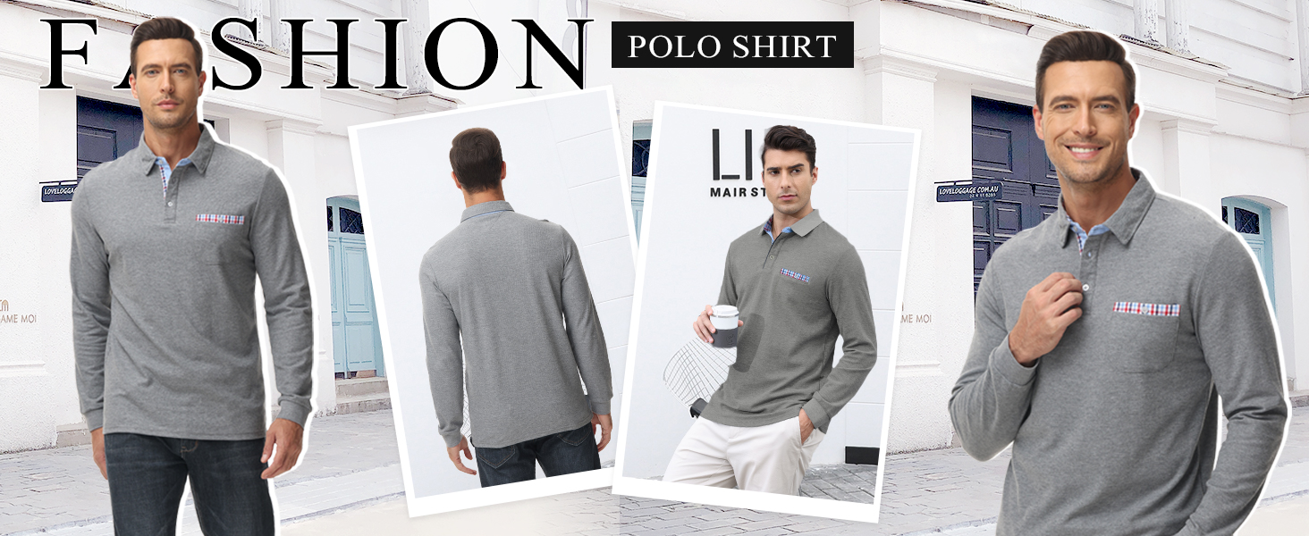 long sleeve polo shirts mens polo shirts for men adult men's polos mens long sleeve shirts