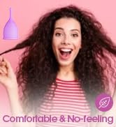 Reusable Menstrual Cups - Super Soft, Comfortable and Flexible Period Cup