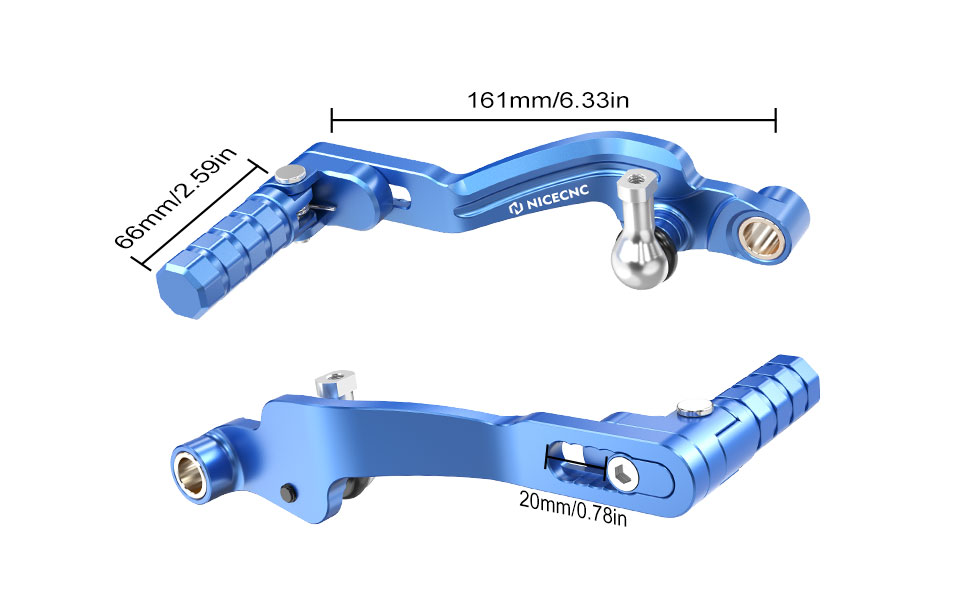 NICECNC Blue Shift Lever Gear Shifter Compatible with