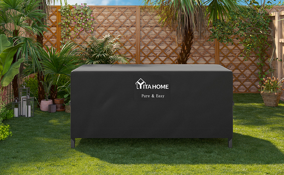 YITAHOME Garden Furniture Covers Waterproof with Air Vent, 170*94*70cm