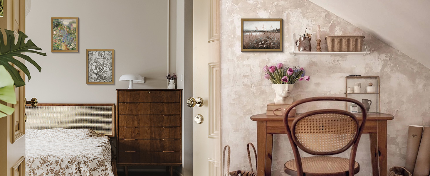 Rustic Farmhouse Wall Art Decor Boho Art Deco