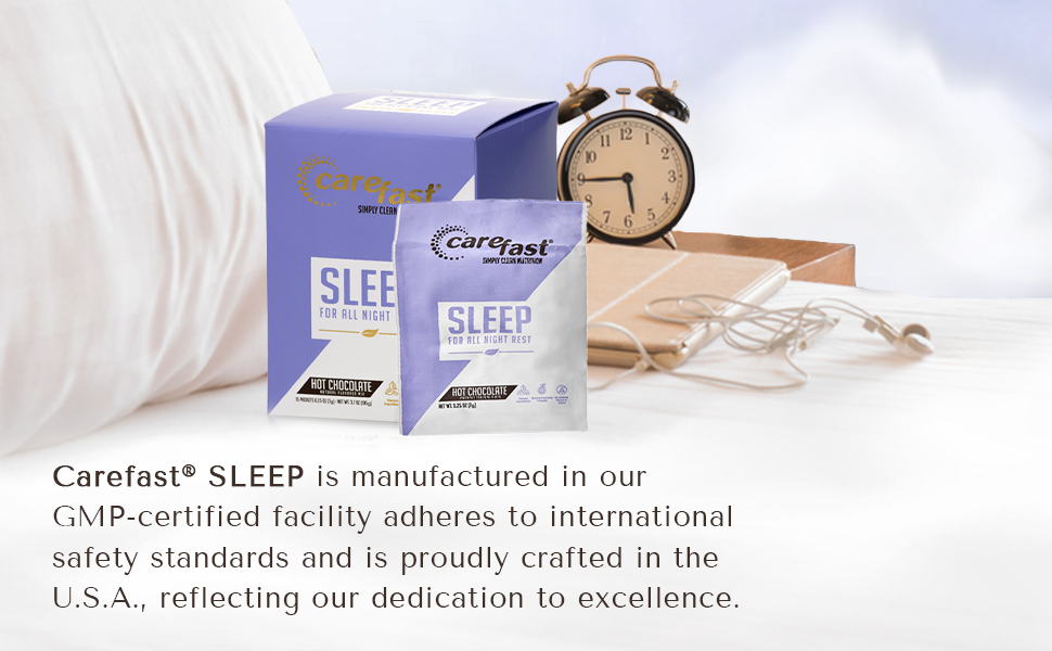 sleep mix, carefast, care fast, hot chocolate sleep mix, better sleep supplement, melatonin