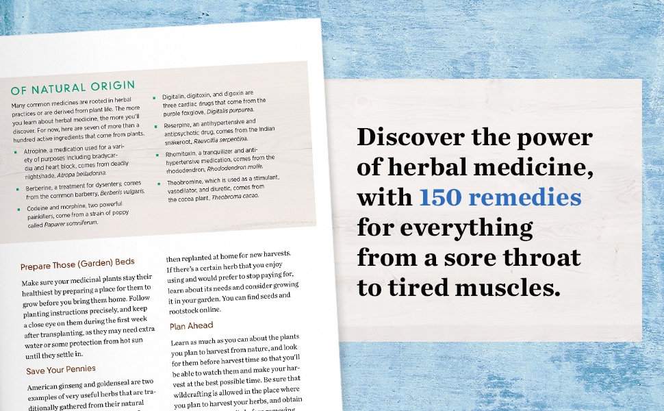 power herbal medicine with tinctures and salves for everything from a sore throat to tired muscles.