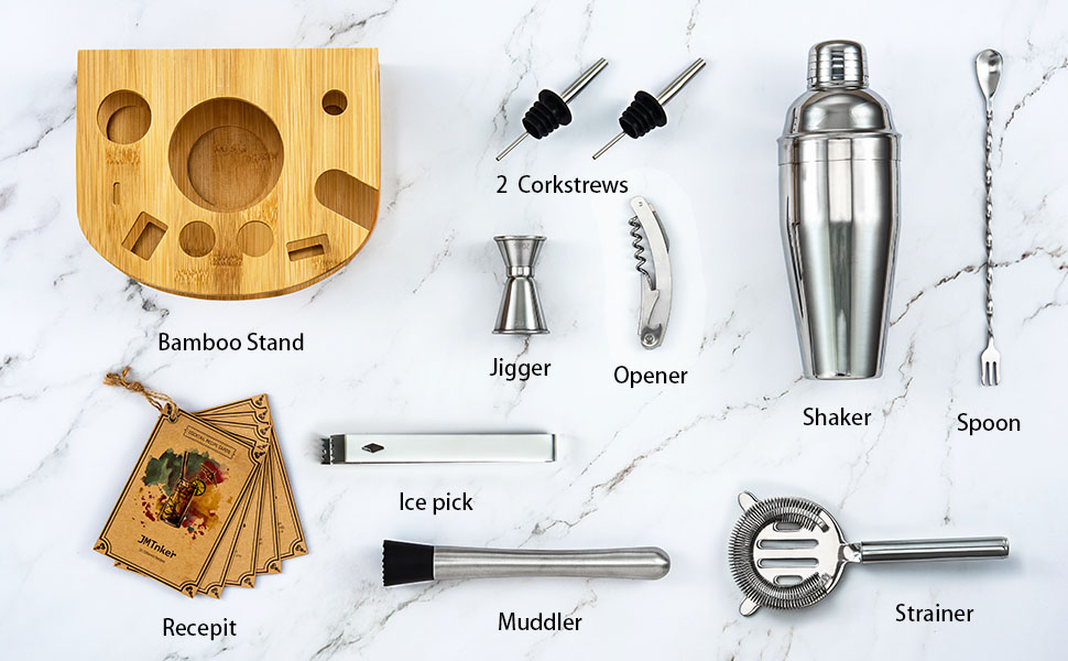 martini shaker set bar tool set cocktail mixer set bar kit set mixology kit cocktail maker alcohol