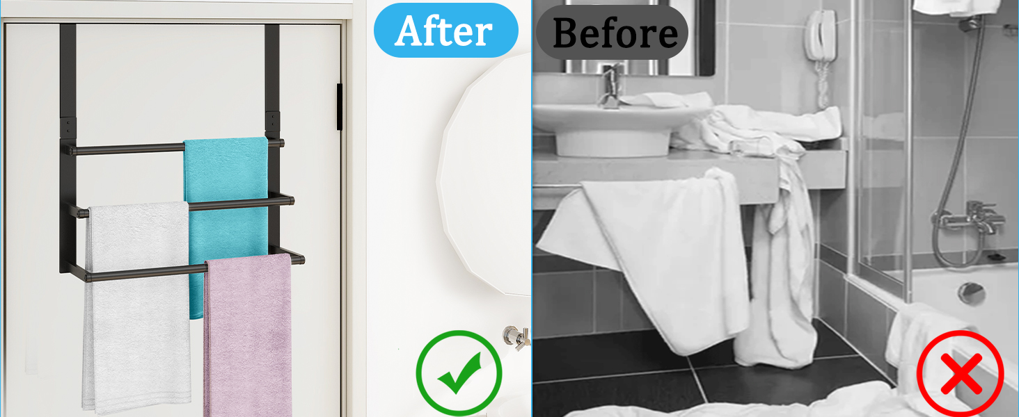 Over The Door Towel Rack