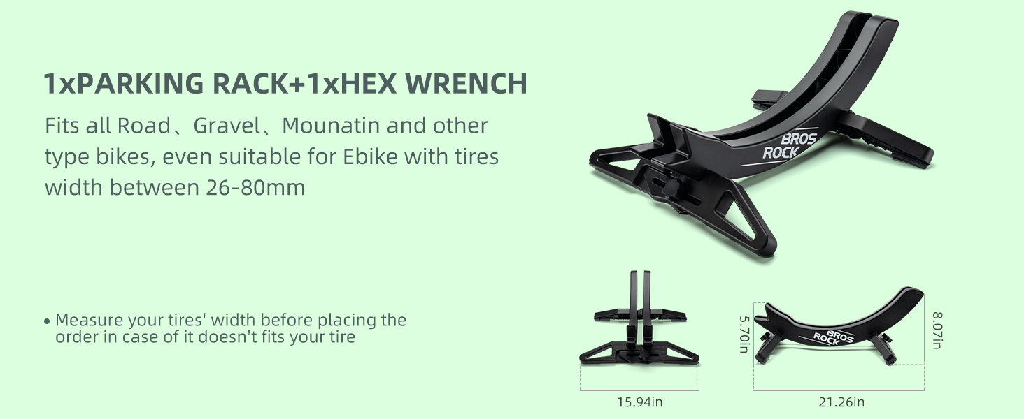 ROCKBROS Bike Floor Stand Adjustable Bicycle Stands for All