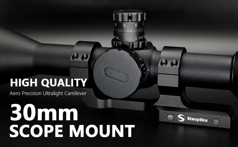 Staoptics Scope Mount 30mm Slim High Profile Cantilever