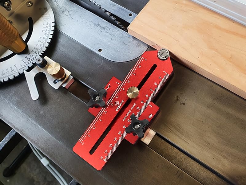 DDWT Table Saw Thin Rip Jig Guide for Repeat Narrow Strip Cuts Works