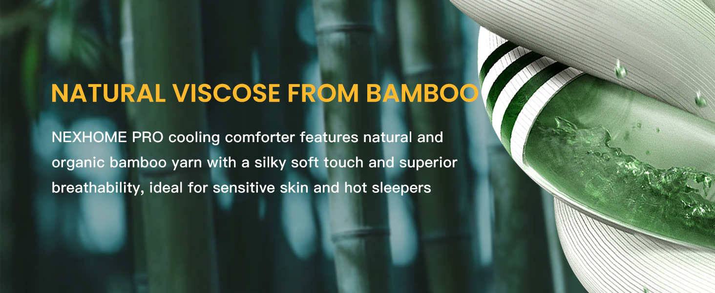 bamboo cooling comforter lightweight summer blanket duvet insert all season natural