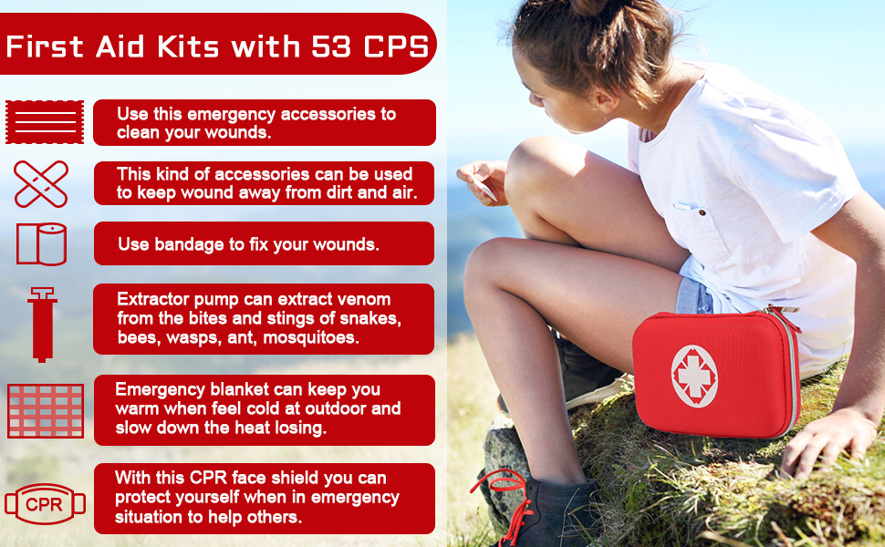 Snake Bite Kit, Bee Sting Kit, Emergency First Aid Supplies