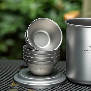 Amazon.co.jp: Boundless Voyage チタン お猪口 二重構造 保温