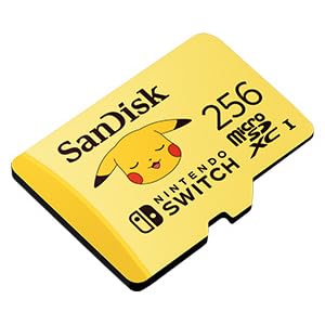 Amazon.com: SanDisk 256GB Pokémon Pikachu microSDXC Card