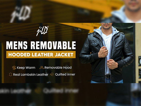 jent louis Leather Hooded Jacket mサイズ　新品 Leather Hooded Jacket – Jent Louis