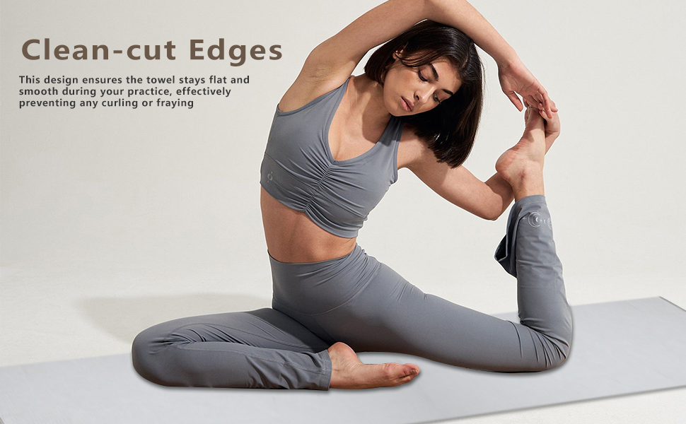 瑜伽巾灰色3