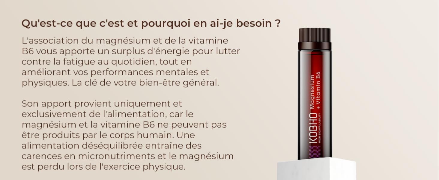 Magnesium + Vitamine B6