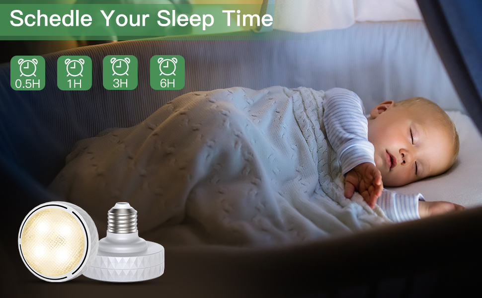 Dexnump Battery Operated Light Bulbs LED Puck Lights with Remote, E26