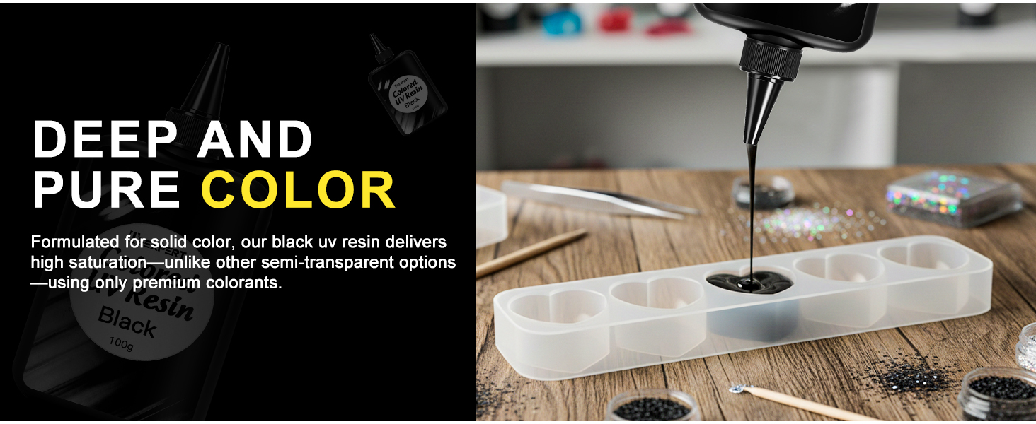 uv resin kit colored uv resin opaque black uv resin color high viscosity uv resin jewelry making kit