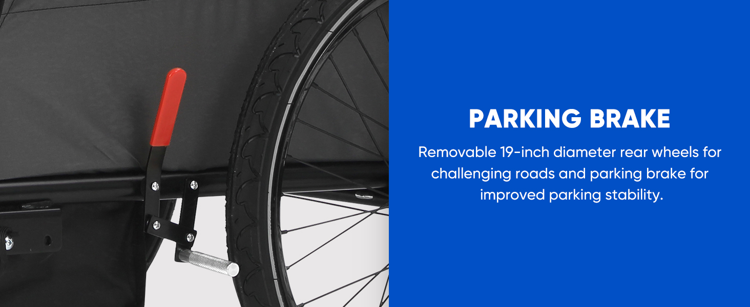 Sepnine Kids Bike Trailer, Suitable for 1 to 2 Kids, 12