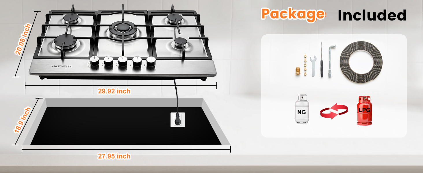 estufa de gas para cocina