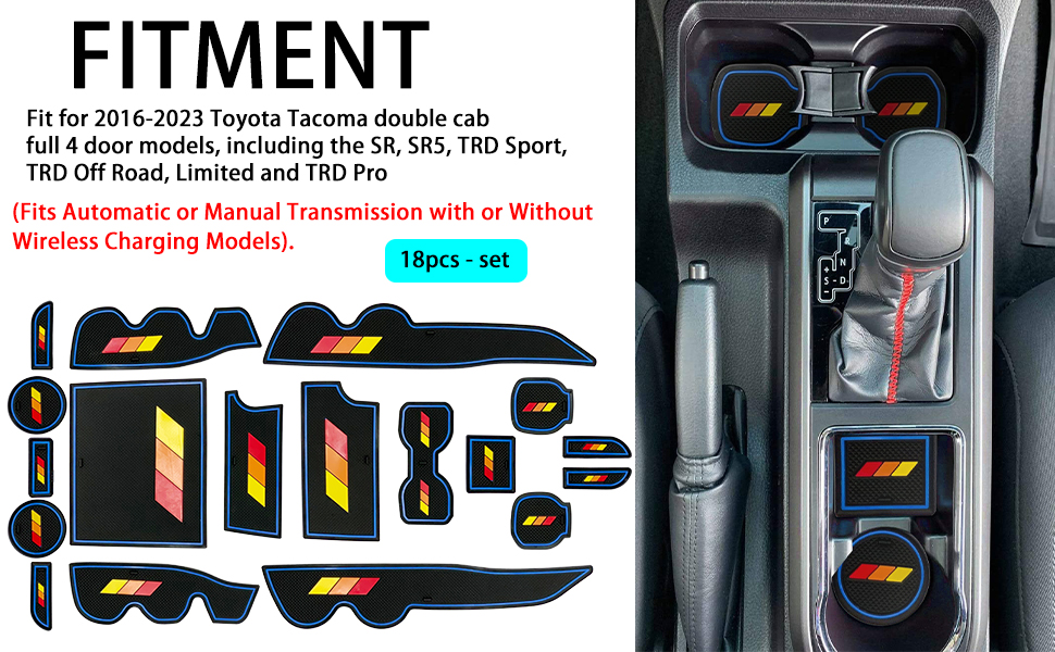 LOCOY Center Console Liner for Toyota Accessories