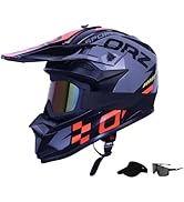 shamofeng Adult Dirt Bike Helmet Motorcycle Racing Street Bike Off-Road Mountain Bike BMX MX ATV ...