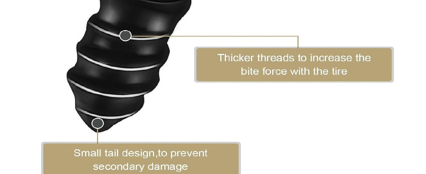 Tire Screw Plug Fast Tool Self Service Tire Repair Nail for car,