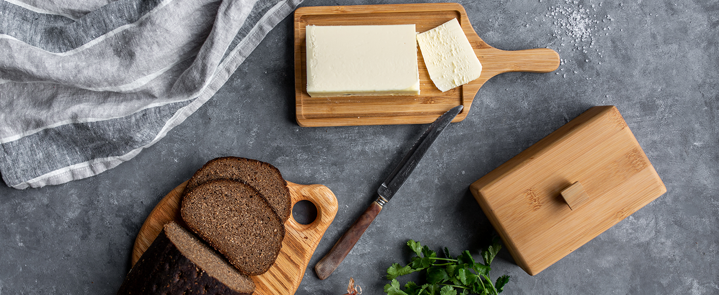 Bamboo Butter Dish