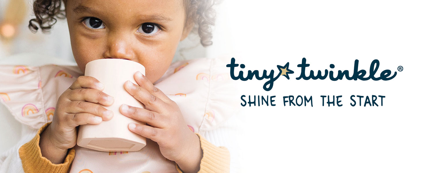Tiny Twinkle Silicone Training Cups for Toddlers and Babies