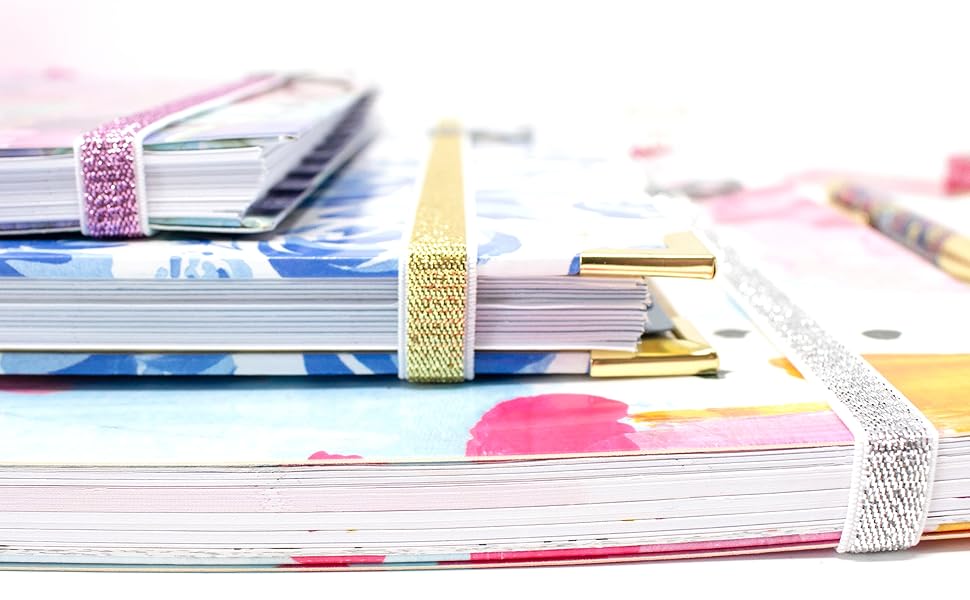 bloom daily planners Elastic Planner Bands with Pen Holder