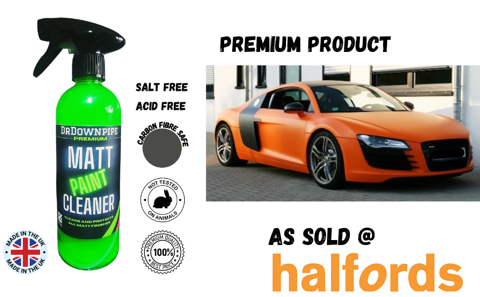 DrDownpipe Matt paint cleaner 500ml for Matt and satin finishes for