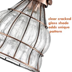 cracked glass shade