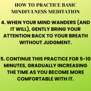 practice mindfullness