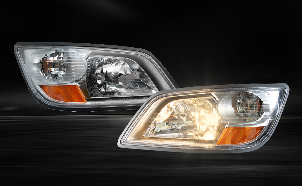 Amazon.com: EVERESTHD Pair Headlight Assembly Fits for Hino 238